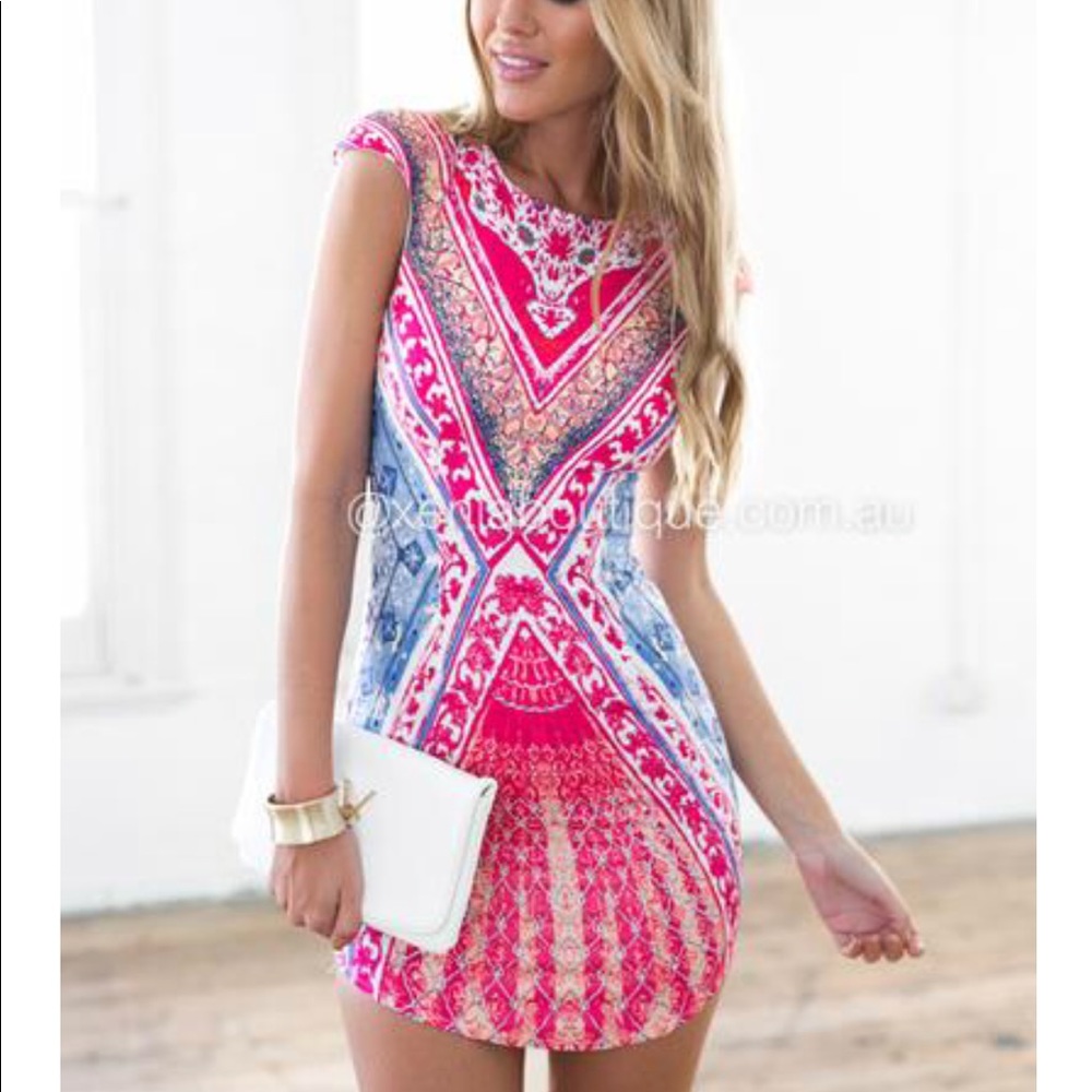 MINI DRESS... XENIA RISE OF DAWN DRESS